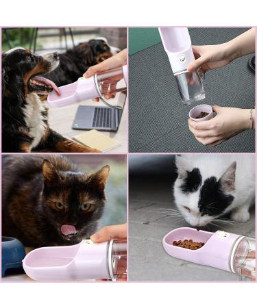 Edoxus Multifunctional Dog Water Bottle - Portable Drinking Bottle for Dogs & Cats - Ideal for Hiking (Gray) - Buy Online on GoSupps.com
