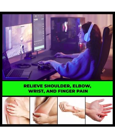 Buy Wearable Hands-Free Arm Compression Massager FA-1 for Gamers | Relieve Shoulder Elbow Wrist & Finger Pain - Battery Operated - Buy Online on GoSupps.com