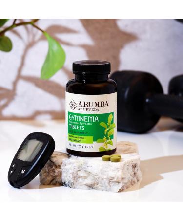 Arumba Gymnema Sylvestre Tablets 240 nos Un-Coated (No Chemical Coating) Gymnema Tablets - Buy Online on GoSupps.com