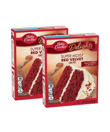 Betty Crocker Super Moist Red Velvet Cake Mix 432g 15oz | Pack of Two