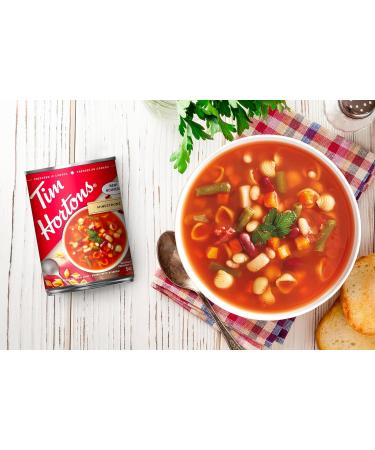 Tim Hortons Minestrone Soup Ready to Serve 540mL Can - Buy Online on GoSupps.com