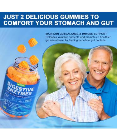 NEVISS Psyllium Husk Prebiotic Fiber Gummies - 7G Fiber with 2000mg Prebiotic Fiber Blend & Multivitamins - Inulin Fos Guar Gum & Multi Digestive Enzymes Vitamin Gummies Chewable - Buy Online on GoSupps.com