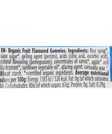  YumEarth YUMEARTH - Organic Vegan and Gluten-Free Pomegranate Bears - Soft Bear-Shaped Candies - Pomegranate Flavor - Classic & Timeless - 12 x 50g Bags - Buy Online on GoSupps.com