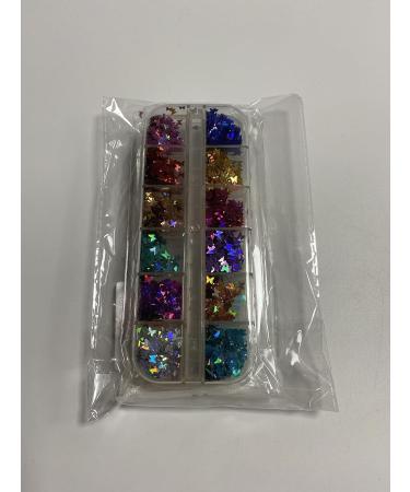 24 Colors Butterfly Nail Glitter for Face Nails Eyes Lips & Hair | Perfect for Festivals Parties & Christmas - Buy Online on GoSupps.com