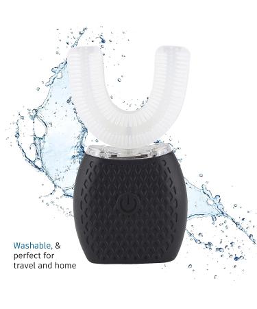 Vivitar Ultrasonic U-Shaped Electric Toothbrush for Adults - Rechargeable & Washable - 360 Cleaning, 4 Modes - Ideal for Travel and Home Use - Buy Online on GoSupps.com