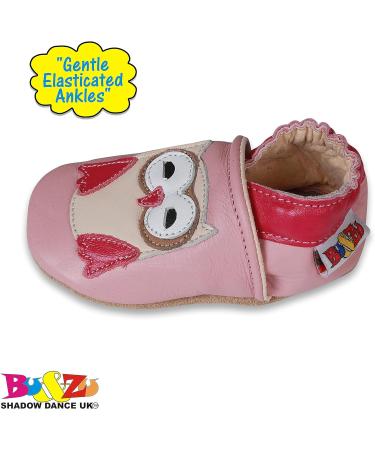 SHADOW DANCE UK Baby Toddler Shoes with Soft Sole - Leather Kids Winter Booties 26 Theowl - 18-24 Months - Buy Online on GoSupps.com