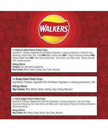 Walkers Crisp Classic Variety 25g (30 Pack) - Buy Online on GoSupps.com