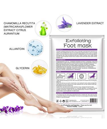 ALIVE Lavender Foot Peeling Mask - Exfoliating Callus Peel Booties for Baby Soft Feet in 1 Week - Buy Online on GoSupps.com