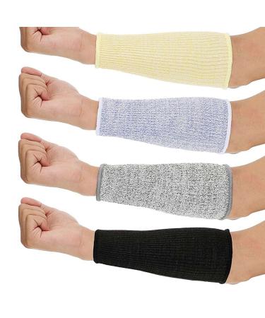 pairs of cut and burn resistant sleeves arm protection forearm protectors for thin and bruised areas