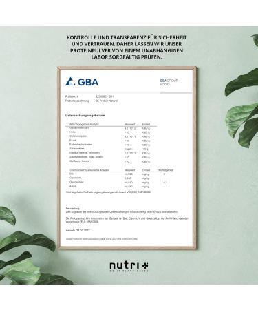 Nutri+ Protein Vanilla 1kg - 80% Protein Powder | Lactose & Sugar-Free 6-Component Protein Shake - Made in Germany - Buy Online on GoSupps.com