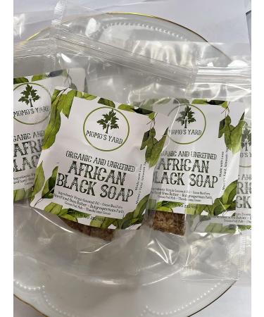 Black Soap Handmade Organic Authentic Raw African made from all natural ingredients - Organic Coconut Oil Cocoa Pod Ash and Organic Shea Butter by Momo's Yard 1kg - Buy Online on GoSupps.com