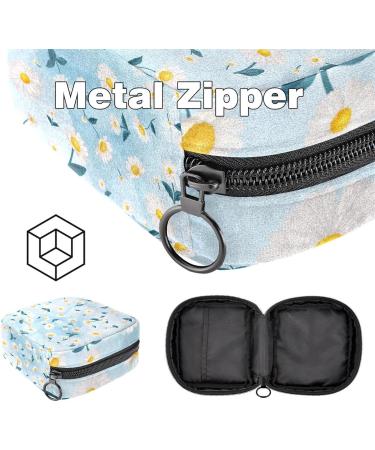 Women s Band Storage Pocket - Large Capacity Menstrual Cup & Makeup Organizer | Travel-Friendly Sunflower Pattern | 4.7x6.6 in - Buy Online on GoSupps.com