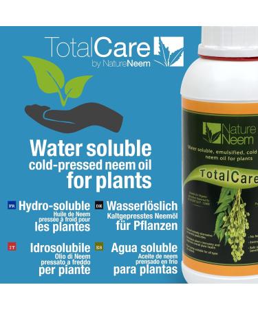 TotalCare Neem Oil for Plants - 100% Natural & Organic Cold Pressed 1 Liter - Water Soluble Solution for Effective Plant Care - Buy Online on GoSupps.com