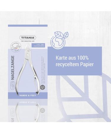 Titania Extra Sharp Professional Nail Tongs (10.5 cm) - Strong Stainless Steel Nail Scissors for Manicure & Pedicure Ideal for Thick & Strong Toenails - International Shipping Available - Buy Online on GoSupps.com