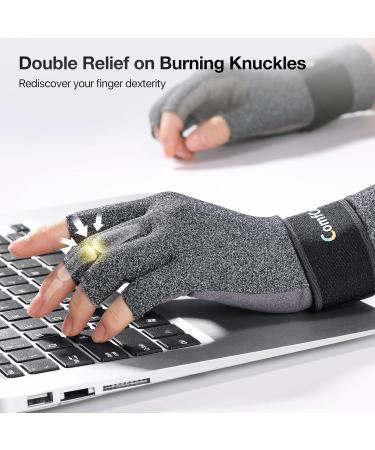 Buy Arthritis Compression Gloves - Pain Relief for Arthritis & Carpal Tunnel | Medium Size - Buy Online on GoSupps.com