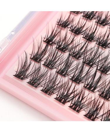 Bodermincer D Curl DIY Clusters Eyelash Extension Segmented Lashes Bundle - 120 Volume Natural Eyelashes (10-12-14-16mm Mix) - Buy Online on GoSupps.com
