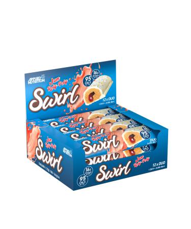 Applied Nutrition Swirl Protein Bars Jam Roll-Poly 12X30g