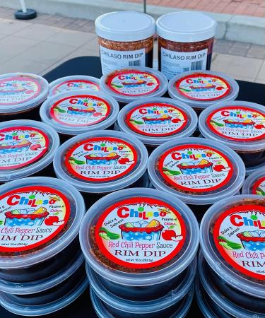 CHILASO RIM DIP 10oz Premium Red Chili Pepper Sauce with Lime Flavor Kick - Perfect for Fruits, Veggies, Candies & Drinks - Buy Online on GoSupps.com