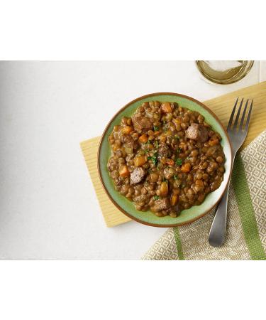Miss Olive's Lentil & Beef with Vegetables in Hearty Sauce Microwavable Meal - Pack of 3 - Buy Online on GoSupps.com