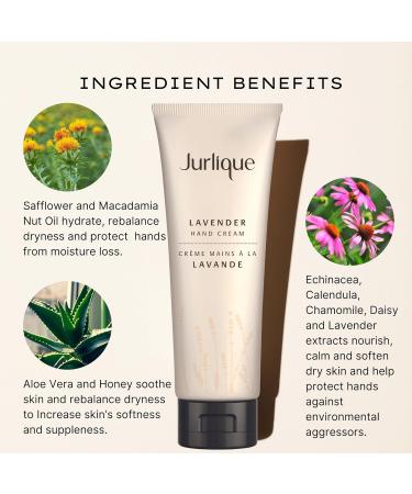 Jurlique Lavender Hand Cream - Natural Moisturizer for All Skin Types - 125ml - Shop Internationally - Buy Online on GoSupps.com