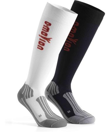 O-motion Regular Compression Knee Socks | Black | Size 35-38 | International Shipping Available - Buy Online on GoSupps.com