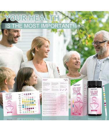 50 Test Strips - Urine Test Strips for UTI 11-in-1 Diabetes & Blood Group Rapid Test | Fast International Shipping - Buy Online on GoSupps.com