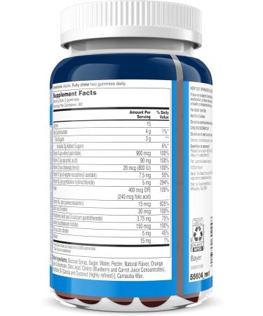 One A Day Men s Daily Essentials Multivitamin Gummies Multivitamin for Men Bone Health Zinc Raspberry Natural Flavor 120 Gummies 120 Count (Pack of 1) New Gummies - Buy Online on GoSupps.com