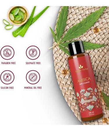 Avimee Herbal Ambica Hair Cleanser | Fights Dandruff | Sulphate & Paraben Free | Herbal Formulation | 200 ml - Buy Online on GoSupps.com