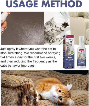 MRGIINRI Cat Wall Bed 50mlCat Spray Training Aid For Cat Scratch Furniture Protector Keep Pet Off Indoor Outdoor Use Cat Devices Indoor (A One Size) - Buy Online on GoSupps.com