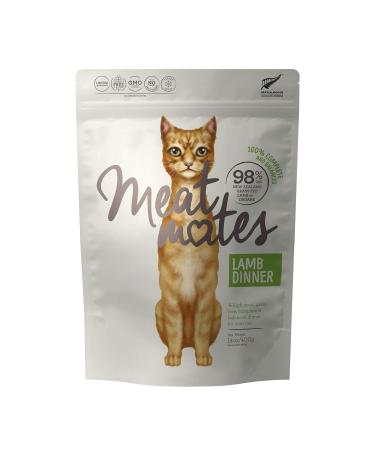 Meat Mates Grain-Free Freeze-Dried Cat Food Lamb 14oz