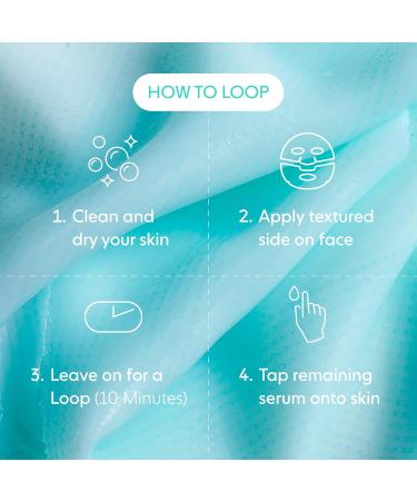 Buy LOOPS CLEAN SLATE Detoxifying Hydrogel Face Mask - Purifying Hydrating & Pore Minimizing - 5 Pack for International Shipping - Buy Online on GoSupps.com