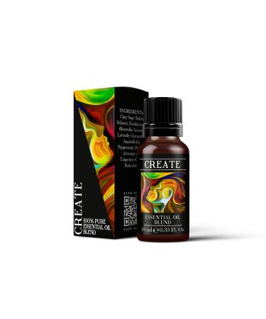 Mystix London | Create Pure & Natural Essential Oil Blend 10ml - for Diffusers Aromatherapy & Massage Blends | Perfect as a Gift | Vegan GMO Free