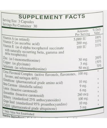 Rx Vitamins The Ocular Formula Dietary Supplement 90 Capsules | 90 Count - Buy Online on GoSupps.com