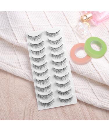 LALAFINA Grafting Eyelash Tape - 10 Rolls Non-Woven Fabric for Eyelash Extensions - Breathable Under Eye Tape & Applicator Tool - International Shipping Available - Buy Online on GoSupps.com