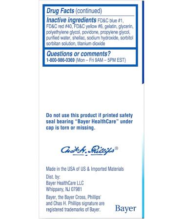 Phillips' Stool Softener Old Packaging 90 Count - Buy Online on GoSupps.com