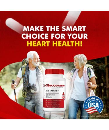 Glycowan Blood Support Pills Official Glycowane Capsules Glyco Wan Advanced and Balanced Fomula with Powerful Ingredients (60 Capsules) - Buy Online on GoSupps.com