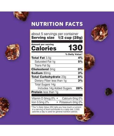CRUNCH 'N MUNCH Brownie Crunch Flavored Popcorn 5.5 oz - Irresistible Brownie Brittle Crunch - Buy Online on GoSupps.com
