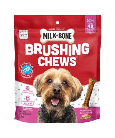 Milk-Bone Brushing Chews Dental Treats for Small Dogs Daily Oral Care 48 Treats 48 Treats Small Dog
