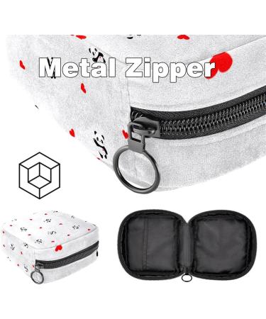 Cute Bear & Deer Heart Ladies Storage Bag - Portable Menstrual Cup & Pad Pouch with Zipper for Teenagers & Women - Buy Online on GoSupps.com