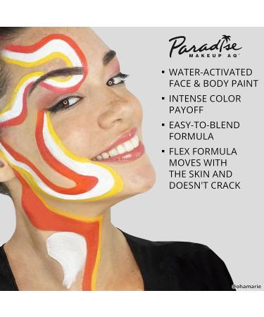 Mehron Paradise Makeup AQ - Orange (7g) | Professional Face & Body Paint for International Shipping - Buy Online on GoSupps.com