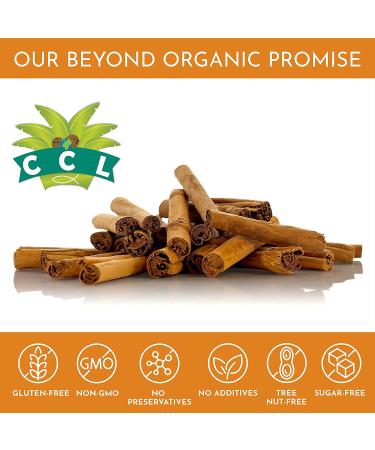 Organic Ceylon Cinnamon Powder 1 lb - Premium Grade True Raw Ground Sri Lanka Spice for Health - Mild Naturally Sweet Flavor - w/eBook - 1 Pound - Buy Online on GoSupps.com