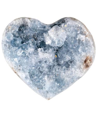 Nupuyai natural Celestite crystal druse rodstein irregular crystal cluster drusen piece reiki healing stone decoration Celestite crystal xl-2