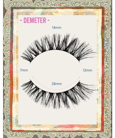 Premium Natural Mink Lashes | Fluffy & Wispy Eyelashes for a Stunning Look - Adious #Io #Demeter - Buy Online on GoSupps.com