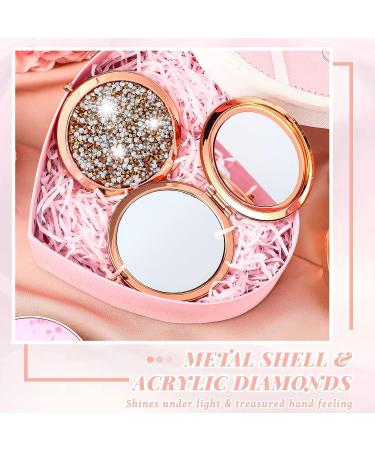 Compact Cosmetic Mirror 2.75 Inch - Pocket Makeup Mirror for Purse Travel - Bridesmaid and Bridal Shower Gifts (12 Pcs) - Buy Online on GoSupps.com