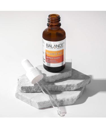 Balance Active Formula 12% Vitamin C Supershot (30ml) - Reduces Dark Spots - Improves Uneven Skin Tone. Cruelty Free. - Buy Online on GoSupps.com