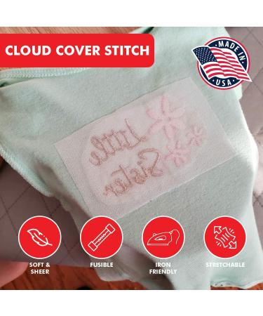 Superpunch Cloud Cover Stitch 12x10 Yard Roll White Stabilizer - Lightweight Fusible Embroidery Backing - Made in USA - Buy Online on GoSupps.com