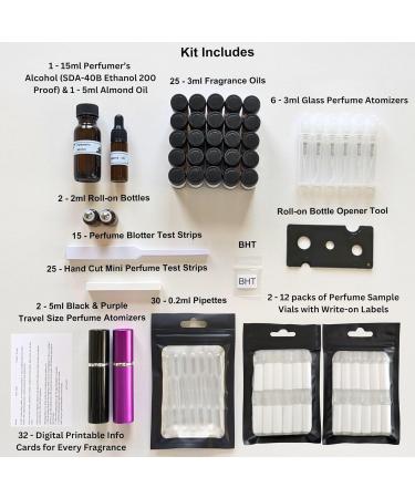 Perfume Creation Kit Customizable Perfume Making Activity Set Personalized Gift for Her DIY Perfume Gift for Women #1 Zephyr - Buy Online on GoSupps.com