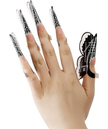 Bluesky Nail Forms for Nail Extensions Builder Gel Poly Gel Gum Gel Acrylic Nail Art Nail Form Stickers - 300 Pack 300 count (Pack of 1) - Buy Online on GoSupps.com