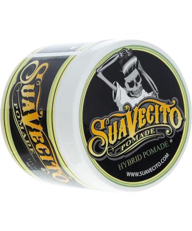 Suavecito Hybrid Hair Pomade For Men Medium Hold High Shine Hybrid Oil and Water Based Pomade Reworkable 4oz/113g - Buy Online on GoSupps.com