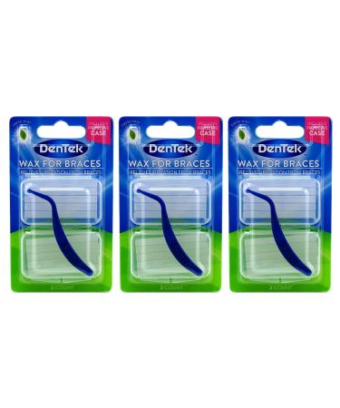 DenTek Wax for Braces - Pack of 3 - Easy Relief for Orthodontic Pain - Buy Online on GoSupps.com